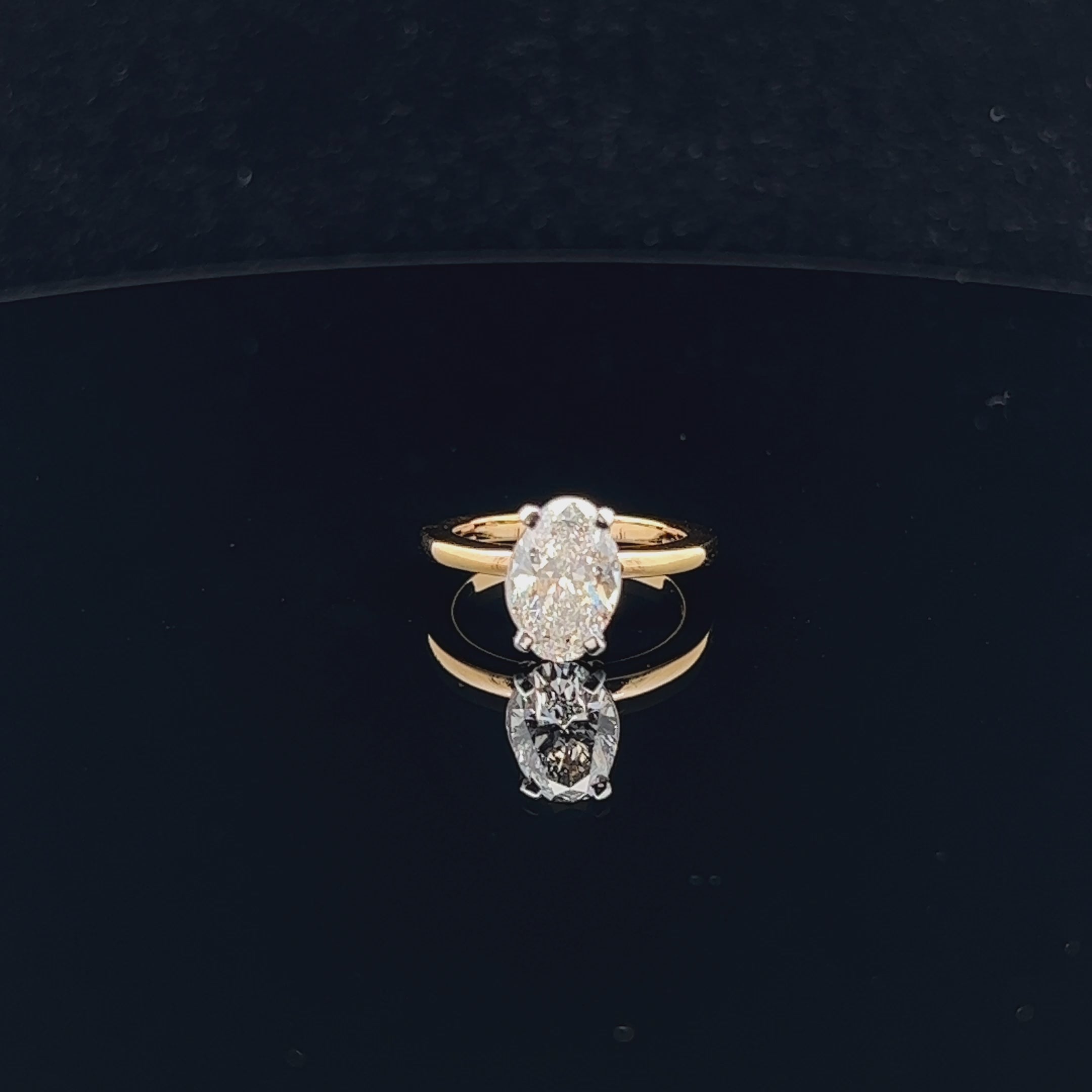 Exquisite 2.0ct Oval Solitaire Ring